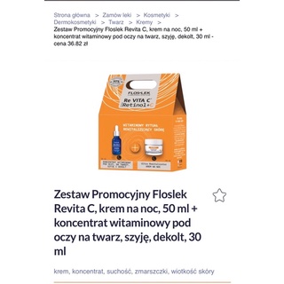 combo serum và kem đêm revitc Floslek