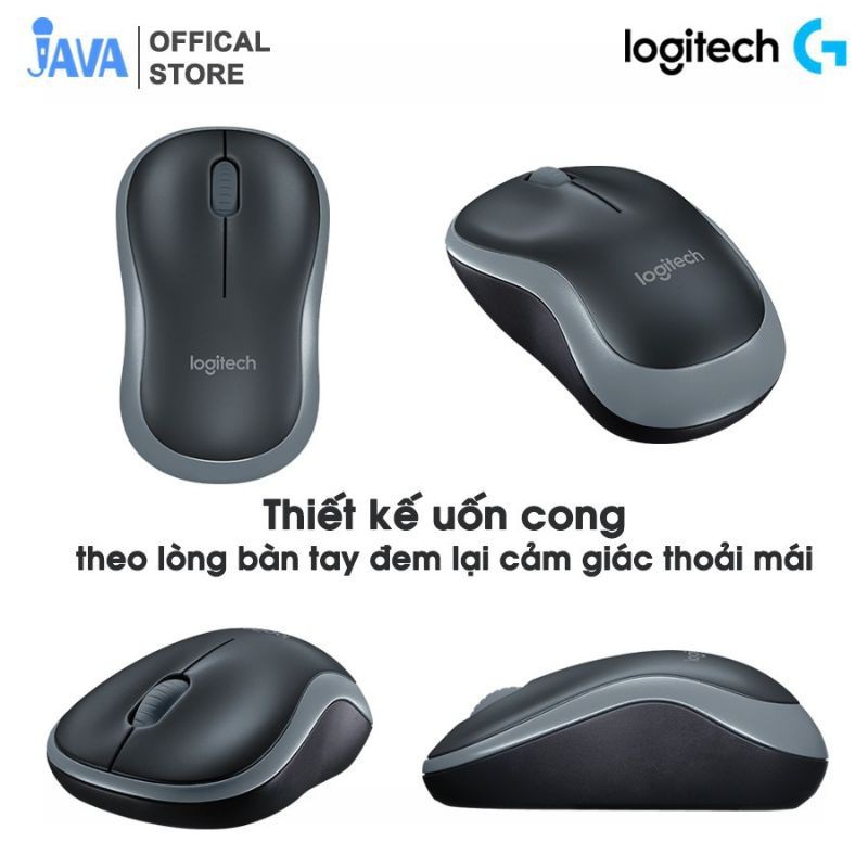 { TẶNG LÓT CHUỘT} Chuột Máy Tính Không Dây Logitech M220 tương thích mọi thiết bị máy