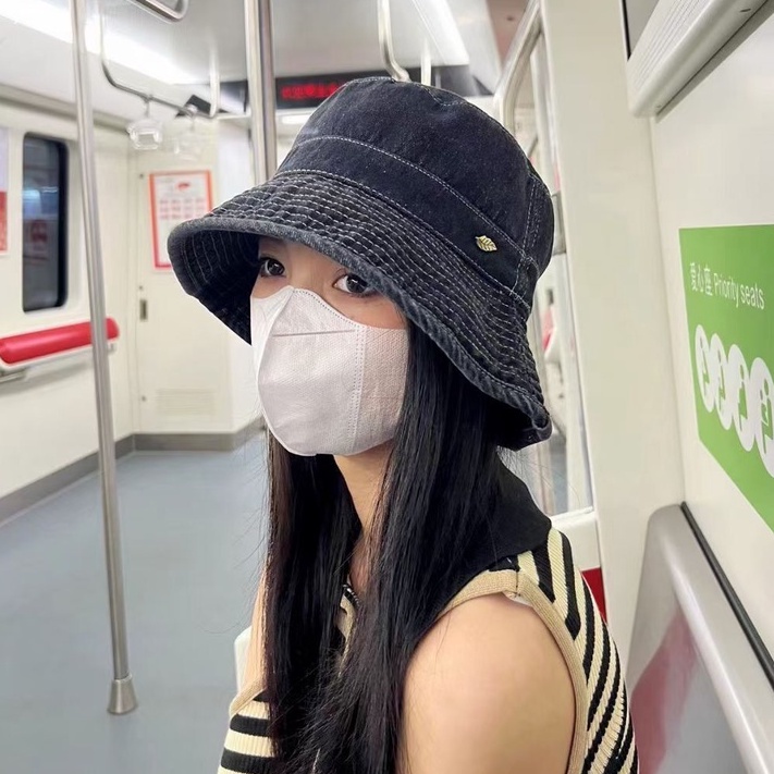 Mũ Bucket Cao Bồi Phong Cách Hàn Quốc Cho Nam Nữ