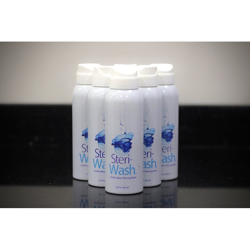 Steri Wash Date 2026 90Ml - Nước Muối Vô Trùng Vệ Sinh Lỗ Xỏ Khuyên