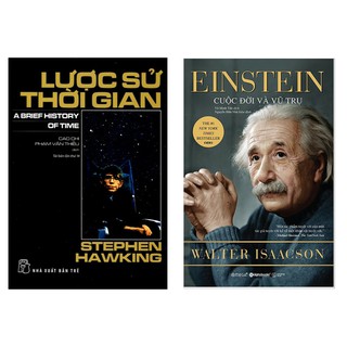 Sách - Combo Lược Sử Thời Gian + Cuộc Đời Và Vũ Trụ