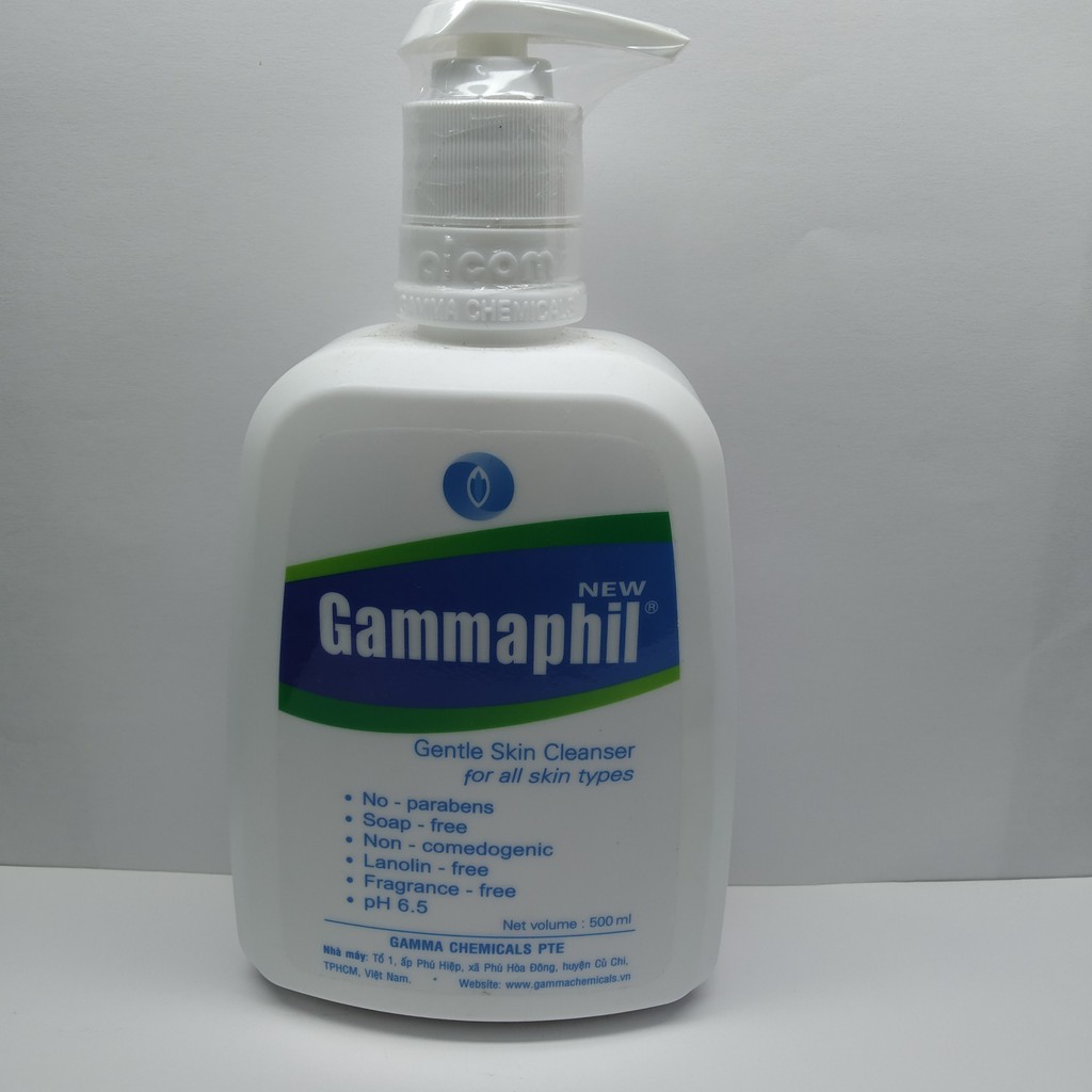 Gammaphil sữa rửa mặt và toàn thân 500ml-125ml