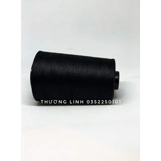 [MÀU HOT]Chỉ May Cuộn To 5000m-Màu Đen HT