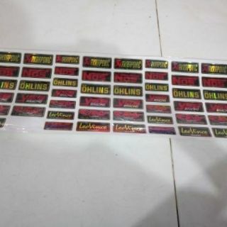 Tem tấm logo 7 mau