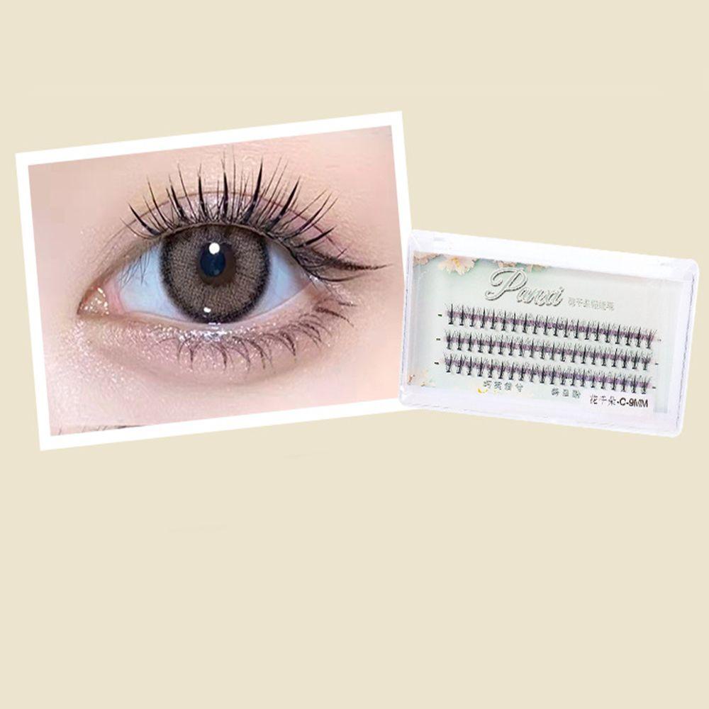 [Hàng mới về] Hộp lông mi giả dạng cụm dày hình chữ M làm bằng tay dùng nối mi tự nhiên lâu trôi