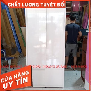 Tủ nhựa đài loan 2 cánh lùa [Hàng Chính Hãng] miễn phí ship hcm