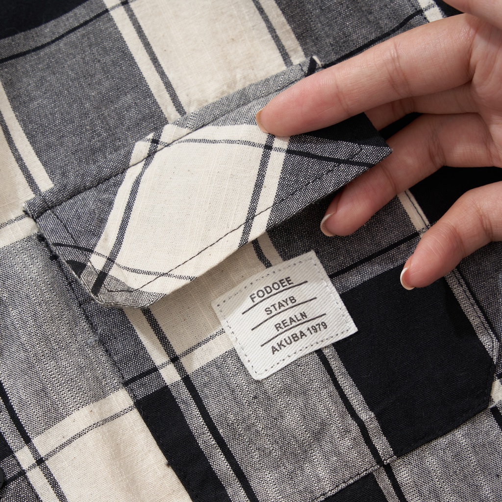 Áo Sơ Mi Dài Tay Nam Sọc Caro ATINO Vải Cotton mềm mịn thoáng mát Form Regular SM3.4012