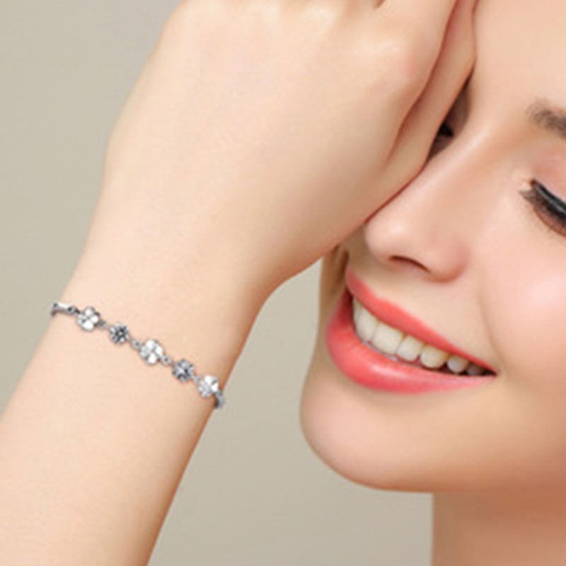 Vòng tay bạc 925 thời trang Trang sức cho phụ nữ