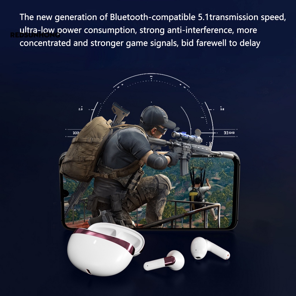 Tai Nghe Bluetooth 5.1 Âm Thanh Sống Động Thoải Mái Chất Lượng Cao