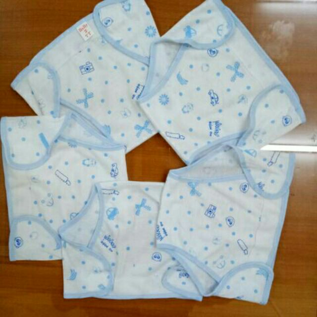 5 Tã dán trắng in họa tiết BaBy size 1,2,3 5 tả