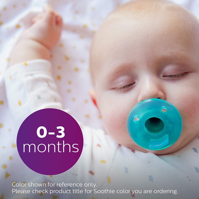 Ti silicon chống hô/vẩu Avent Soothie cho bé từ 0-3 tháng, chính hãng
