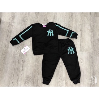 Set đồ bộ dài tay chất da cá NY cho bé - Quần áo thu đông cho bé trai, bé gái