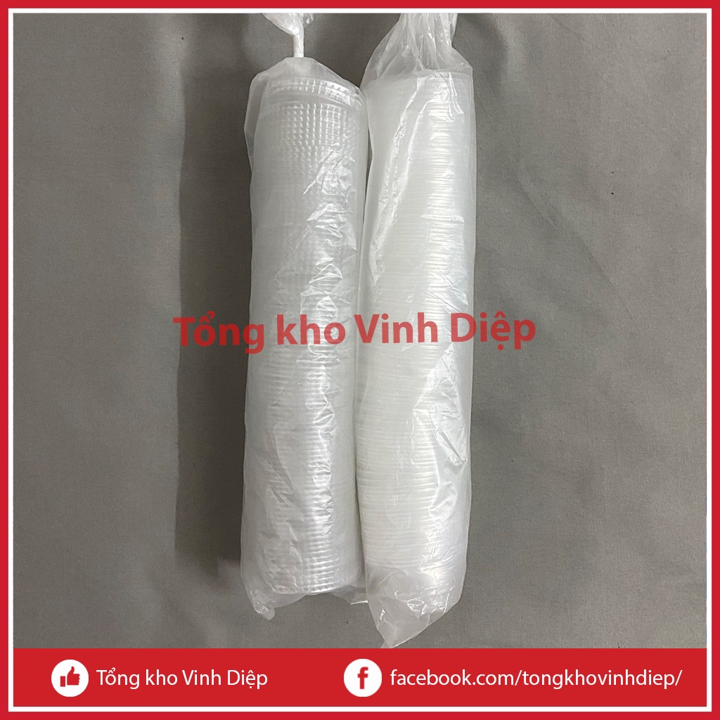 Combo 100 hũ nhựa 2oz đựng nước chấm dùng 1 lần có nắp