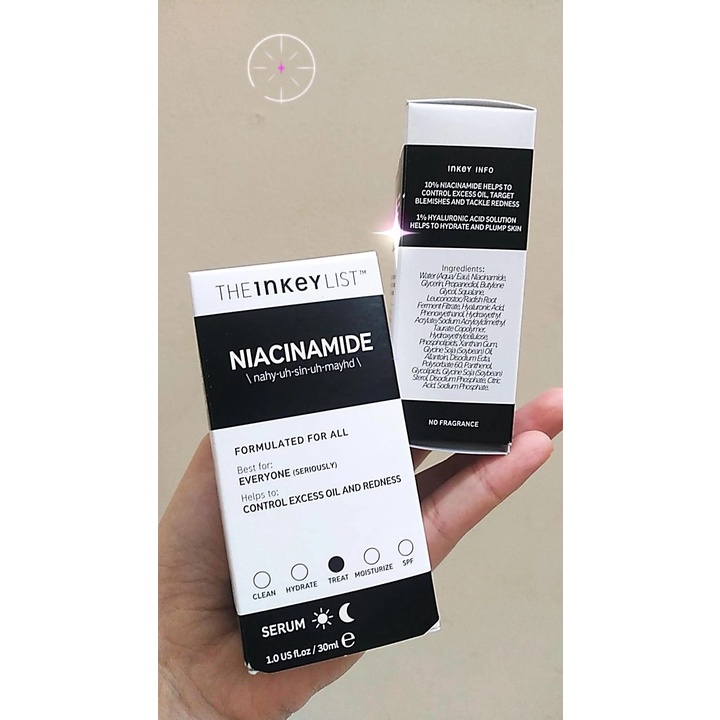 [Bill Sephora US] Serum kháng mụn mờ thâm The INKEY List Niacinamide 30ml