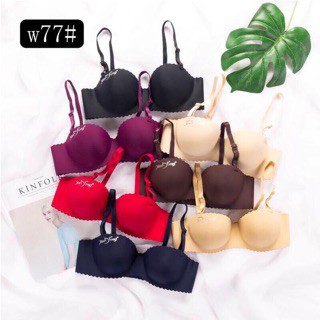 áo lót nữ Áo Thái W77 không gọng,mút vừa phải,ôm ngực.