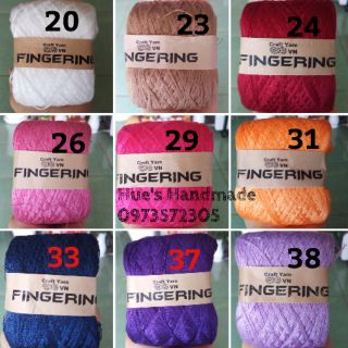 Sợi Cotton Nhật Bóng Chập 4 - Cotton Fingering.