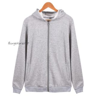 Áo khoác nỉ trơn - Xám