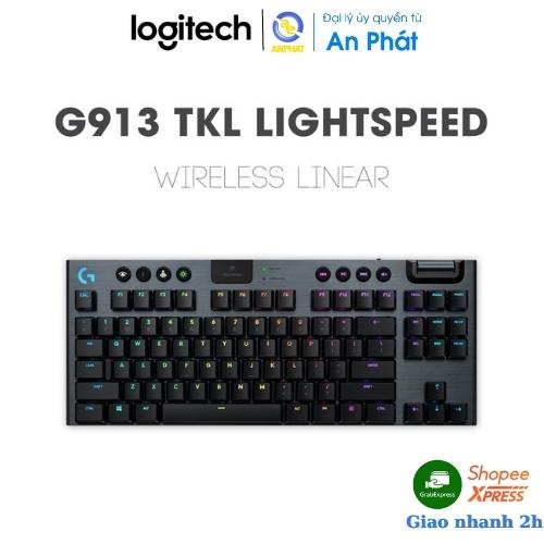 Bàn phím game cơ học RGB không dây LIGHTSPEED Logitech G913 TKL