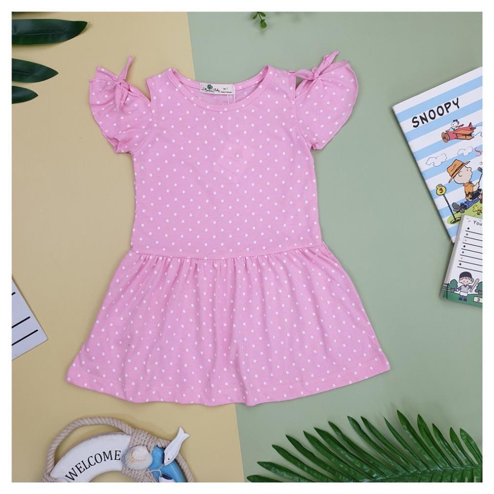 Váy bé gái chất cotton, đầm bé gái size 1-5 tuổi, đầm trẻ em SUNKIDS1 có nhiều màu