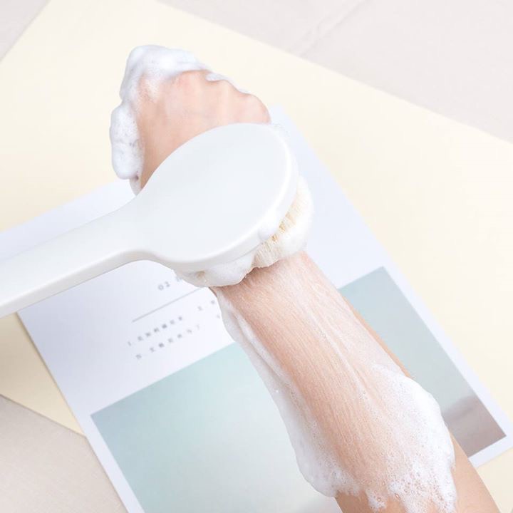 Cọ chà lưng Muji xuất nhật làm sạch da tẩy tế bào chết massage thư giãn - T2K Max