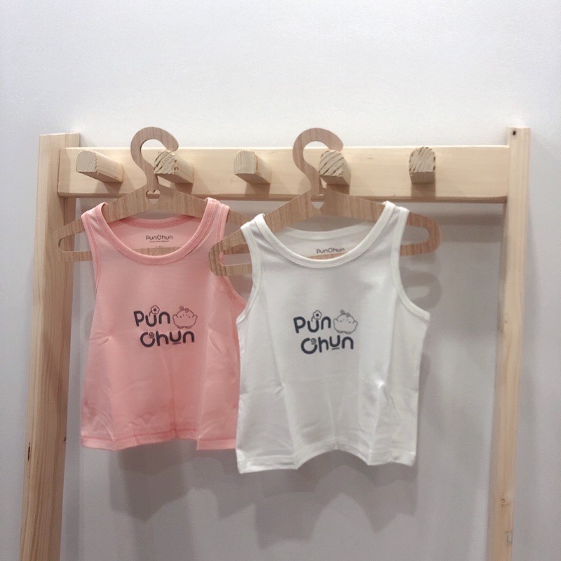 Bộ set quần áo Punchun ba lỗ Cotton thoáng mát thấm mồ hôi cho bé