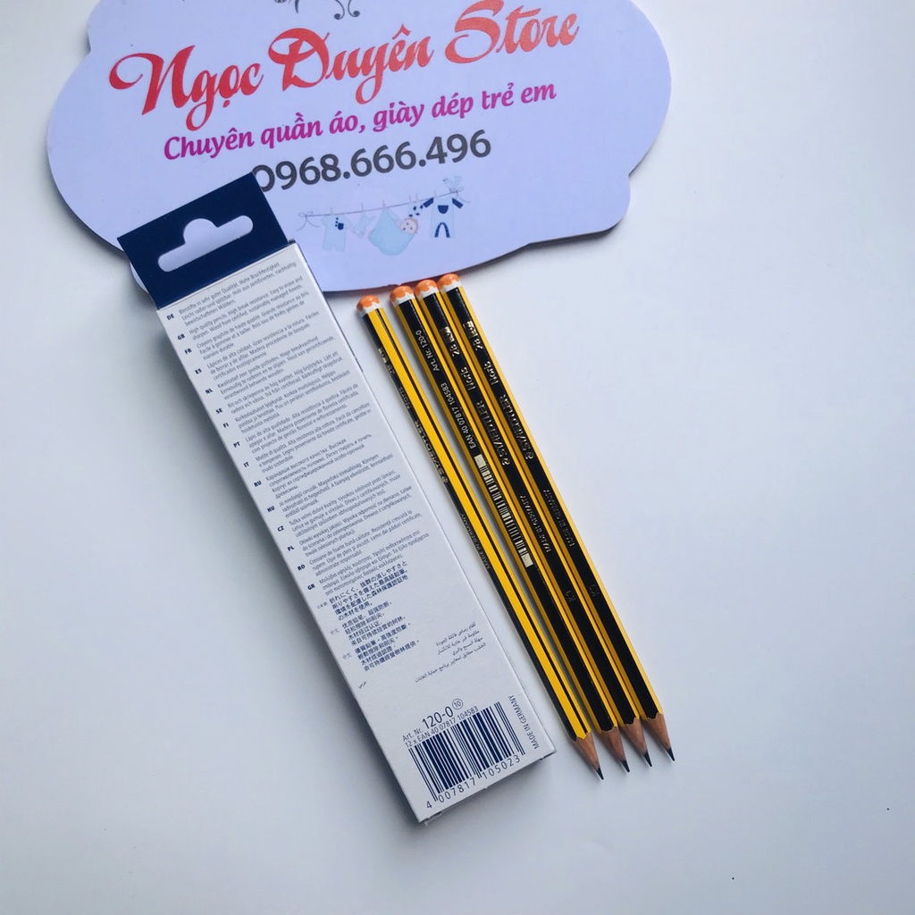 Bút chì 2B,  Bút chì 2B Đức Staedtler Noris cao cấp, cho bé tập viết, chi không gẫy khi gọt