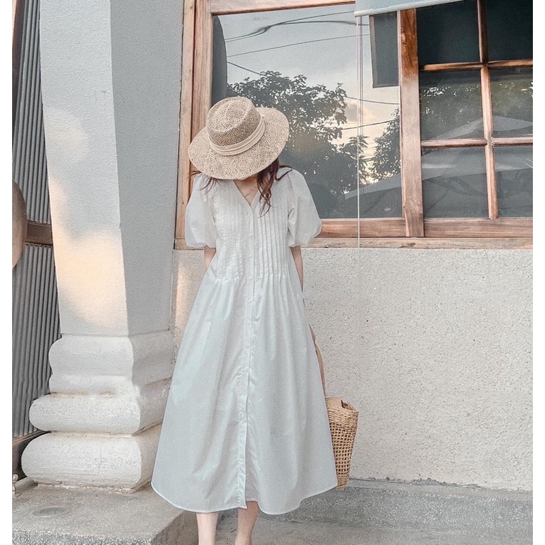 Váy xuông li ngực ( kèm ảnh thật shop chụp )