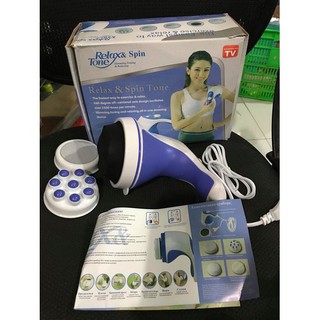 Máy Massage Cầm Tay FREESHIP Relax & Spin Tone 5 Đầu chính hãng