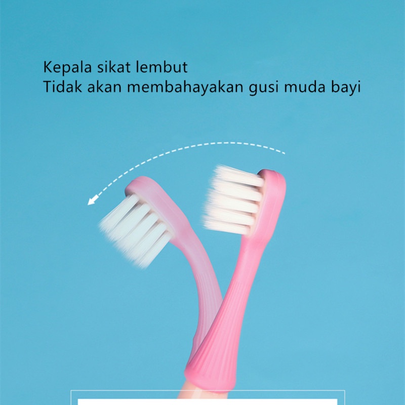 Sikat Gigi Anak Bayi /Kids Toothbrush 3 pcs set OUYOU