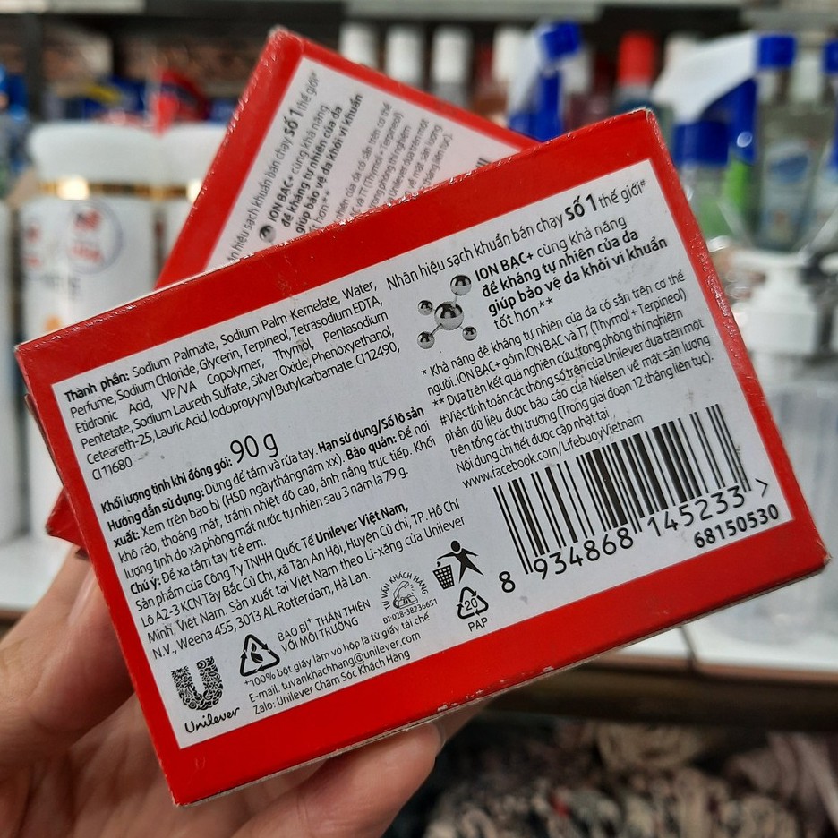 Xà phòng diệt khuẩn Lifebuoy 90g