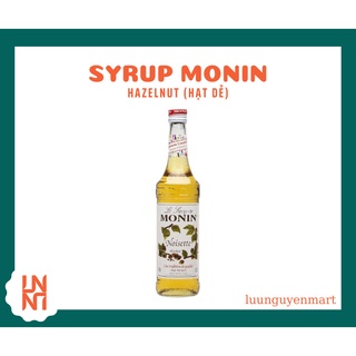 Siro/ Syrup Monin Hazelnut (Hạt Dẻ) 700ml