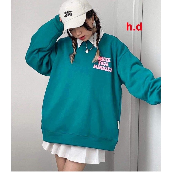 Áo nỉ bo Really cotton hai mặt HD12