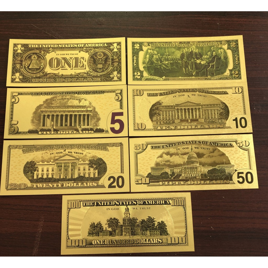 FULL MỆNH GIÁ BỘ TIỀN ĐÔ MẠ VÀNG - SLXT0219