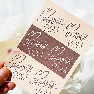 Sticker Thank you 6 miếng
