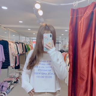 Áo Croptop tay dài