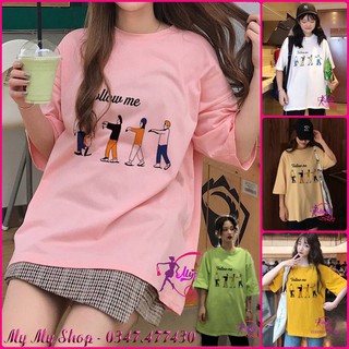 ÁO THUN TAY LỠ M100 (Follow Me)