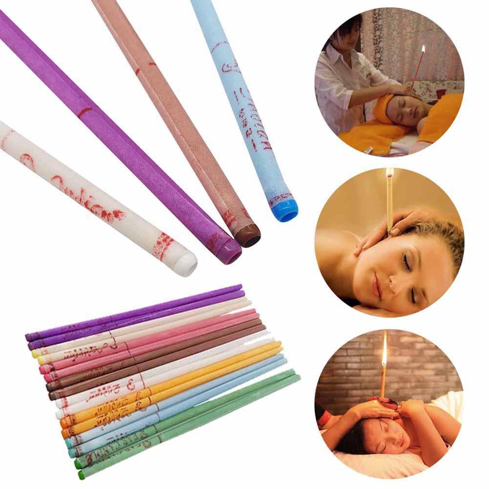 Set 2 nến xông lấy ráy tai sáp ong tự nhiên nhiều màu sắc