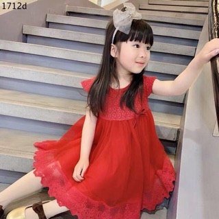 Đầm Công  Chúa voan cho bé gái