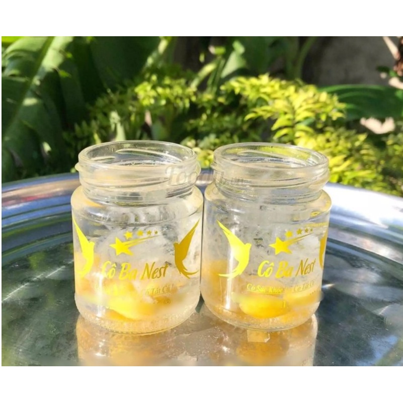 Hũ thuỷ tinh nắp thiếc 100ml làm sữa chua, bánh flan, chưng yến, đựng bột, mứt (màu nắp ngẫu nhiên)