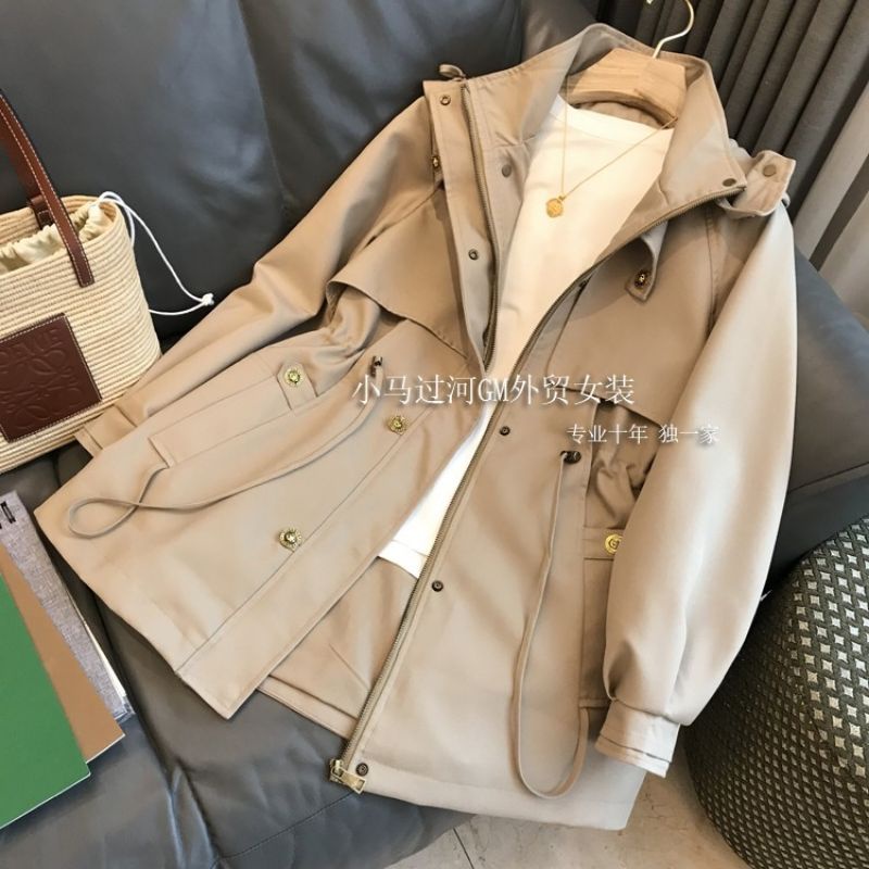(Hàng order) Áo khoác măng tô 2 lớp tay bồng có mũ