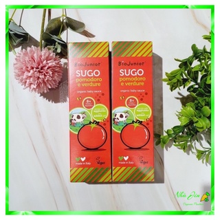 Sốt cà chua hữu cơ cho bé Bio Junior 150g, làm đồ ăn dặm cho bé từ 8 tháng tuổi