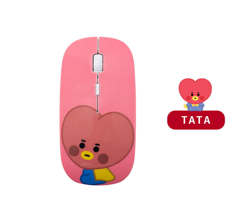 Chuột Bluetooth không dây họa tiết nhân vật Bts Bt21