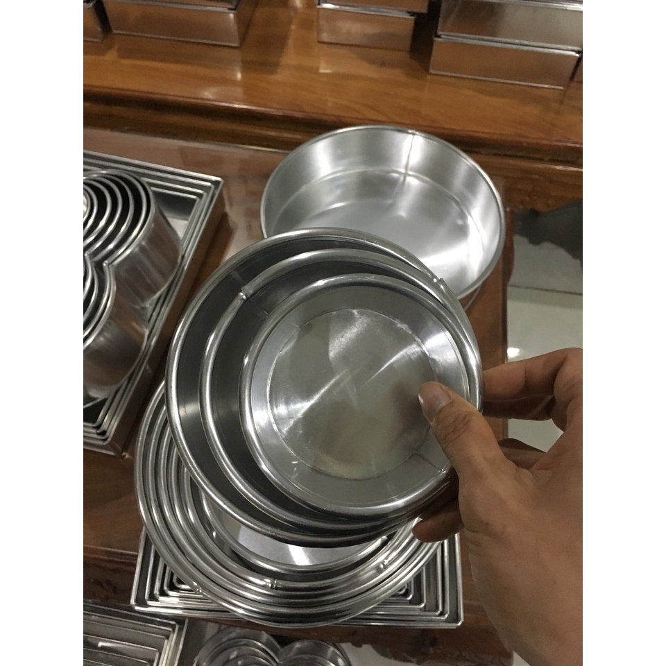 Khuôn Nhôm Tròn Gia Công Đế Rời /Đế Liền