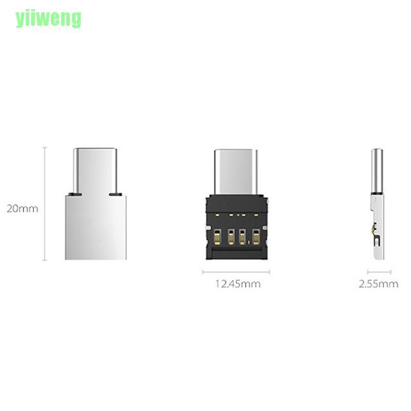 Bộ 2 Đầu Chuyển Đổi Usb-c 3.1 Type C Sang Usb Female