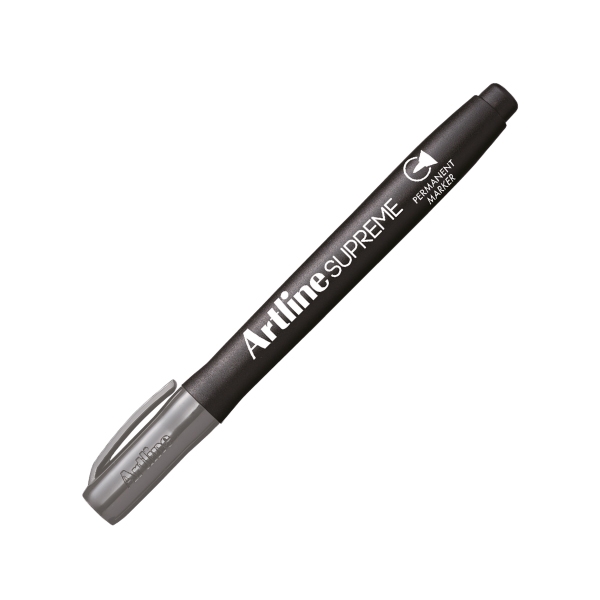 Bút Lông Dầu Marker Artline Supreme 1.0mm - EPF-700 - Màu Xám