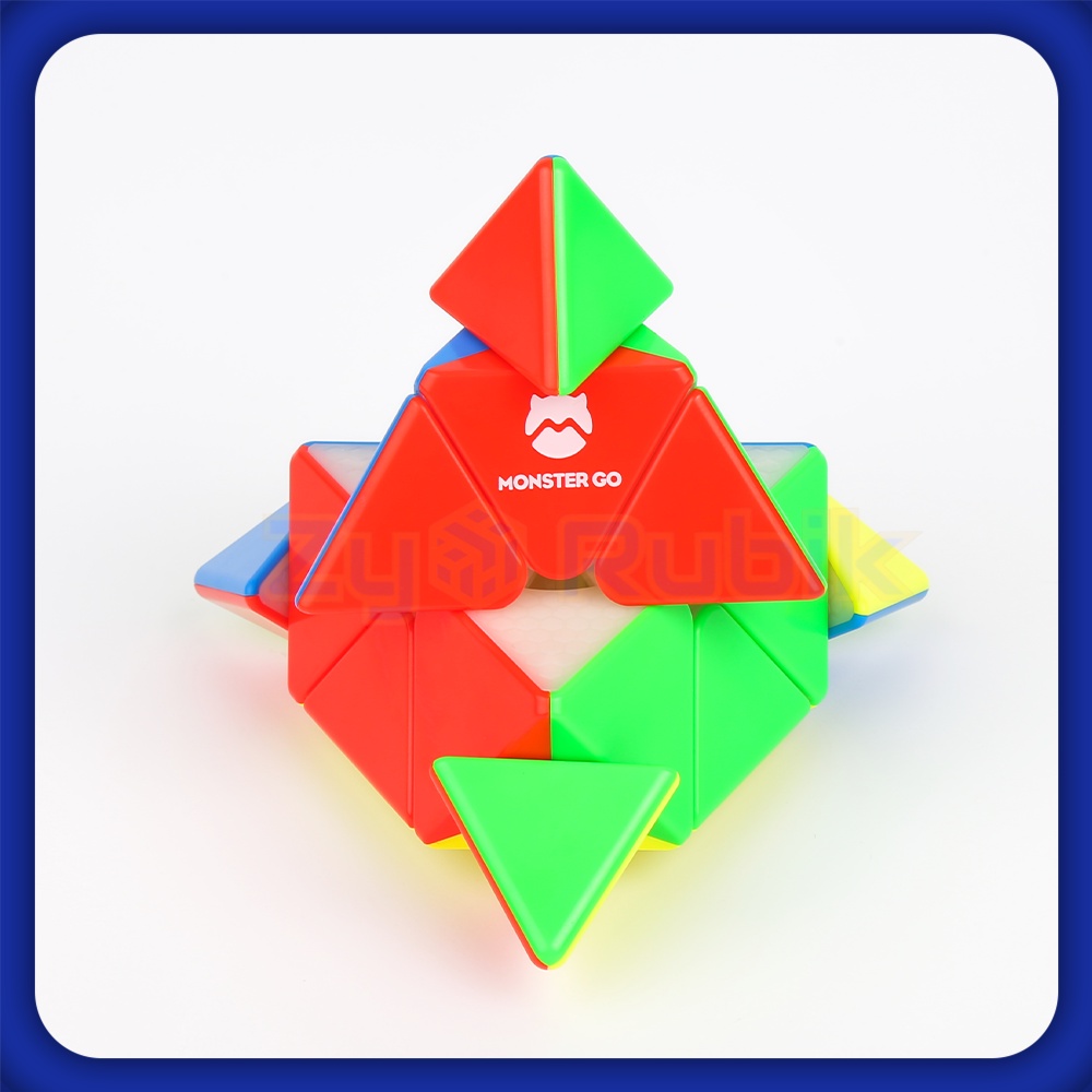 Rubik Gan Monster Go Pyraminx Stickerless - Đồ Chơi Trí Tuệ - Khối Lập Phương Kim Tự Tháp - ZyO Bbik