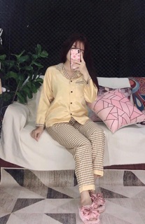 ĐỒ BỘ PIJAMA PHỐI PHI LỤA CAO CẤP