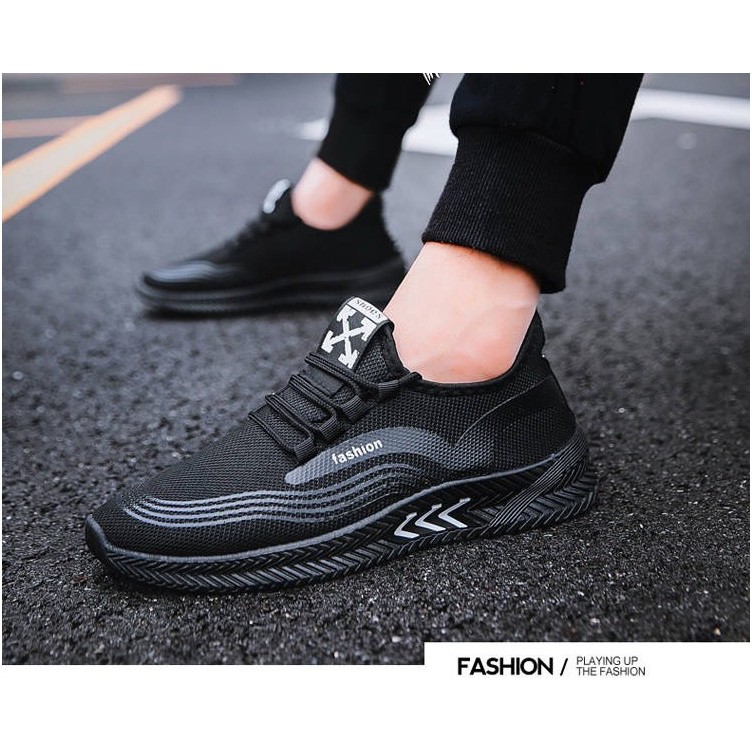 [Mã FAMAYMA2 giảm 10K đơn 50K] Giày nam sneaker thể thao Viền Fashion X 3 vạch đế siêu dẻo êm chân | BigBuy360 - bigbuy360.vn
