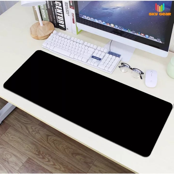 Miếng lót chuột, pad chuột 25x30 black hợp cho dân văn phòng, game, và trang trí bàn làm việc