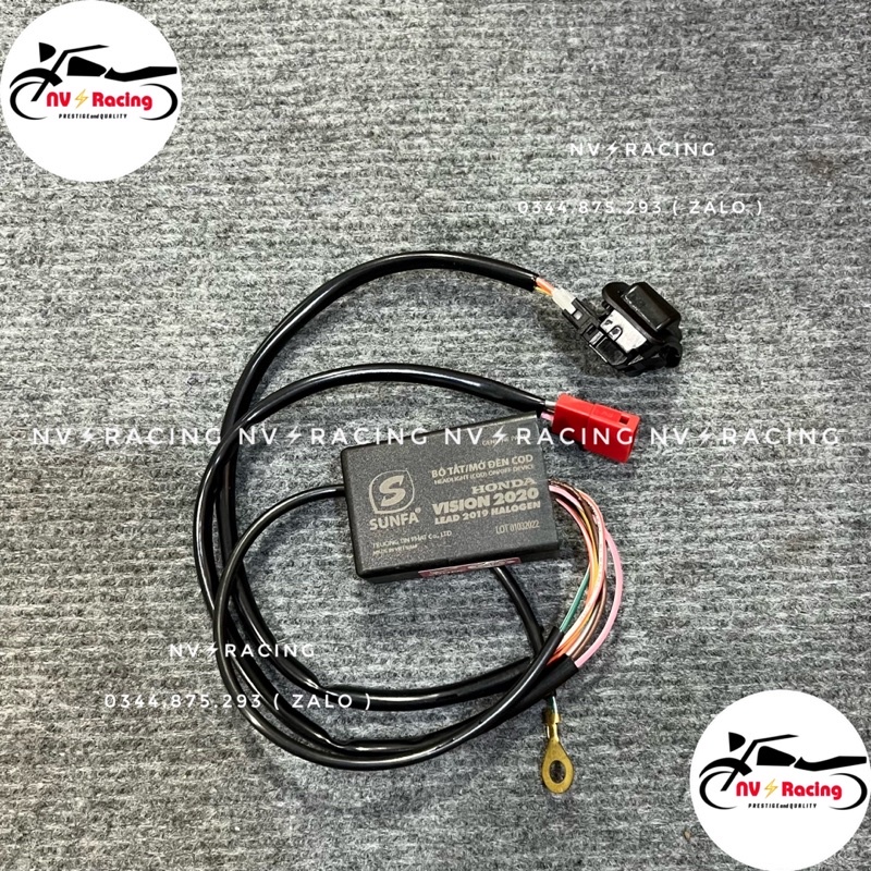 Bộ mạch tắt đèn kèm công tắc passing không cần chế